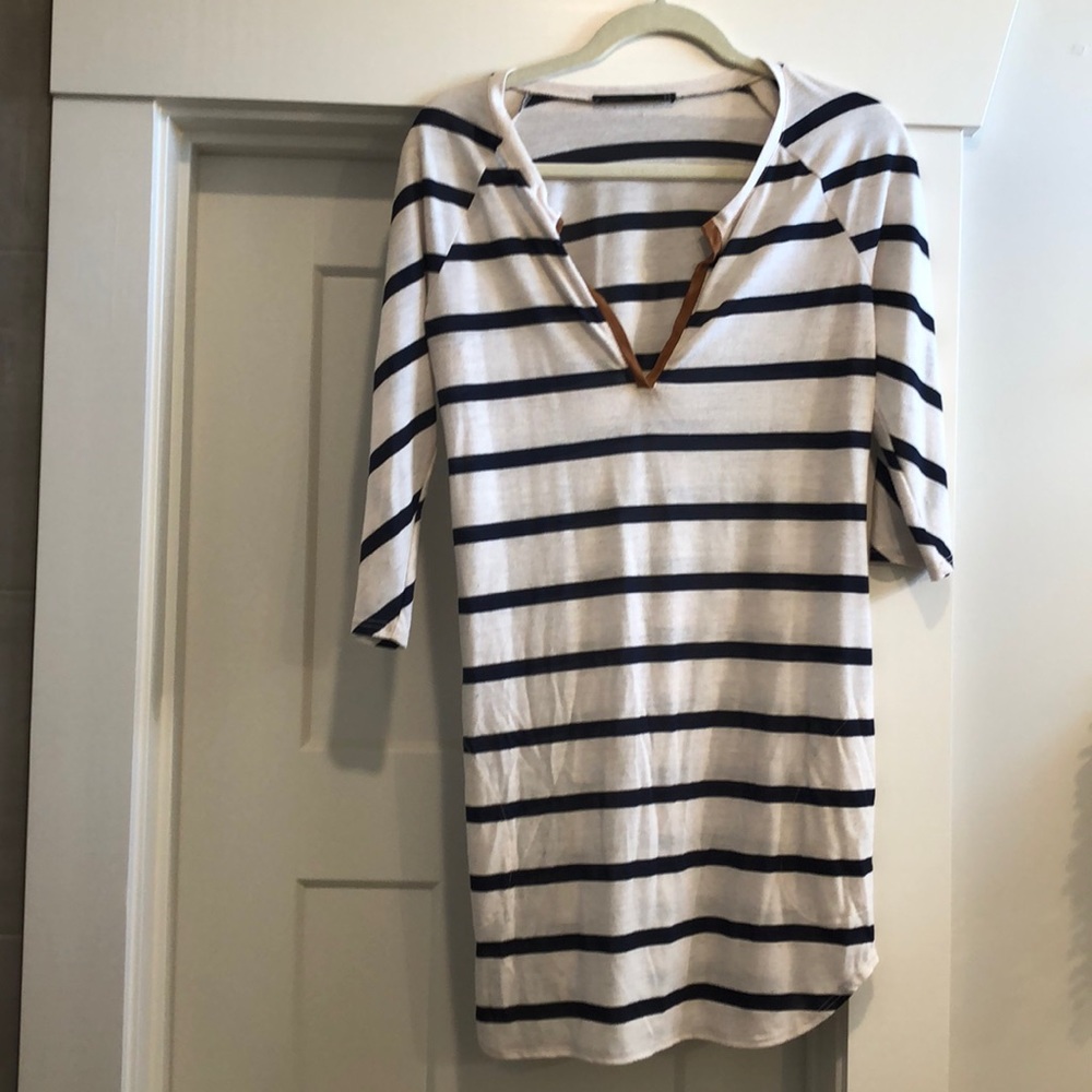 Anthropologie Twenty lightweight nautical top